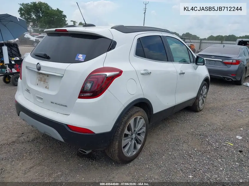 2018 Buick Encore Preferred VIN: KL4CJASB5JB712244 Lot: 45544048