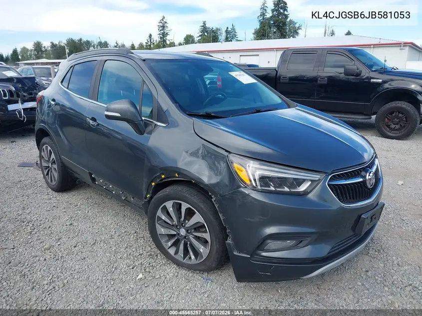 2018 Buick Encore Essence VIN: KL4CJGSB6JB581053 Lot: 45565257