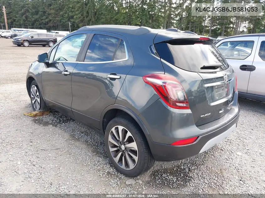 2018 Buick Encore Essence VIN: KL4CJGSB6JB581053 Lot: 45565257