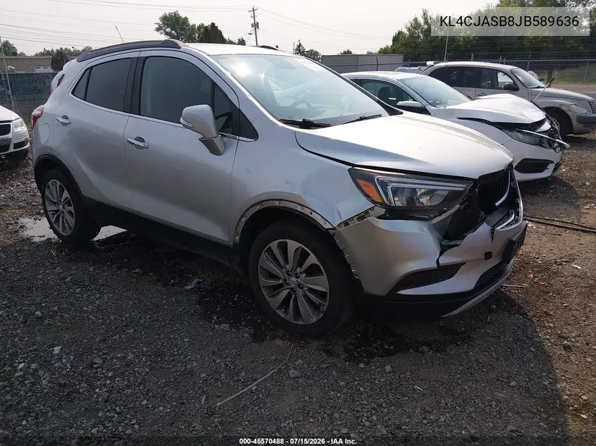 2018 Buick Encore Preferred VIN: KL4CJASB8JB589636 Lot: 45570488