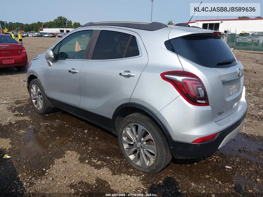 2018 Buick Encore Preferred VIN: KL4CJASB8JB589636 Lot: 45570488