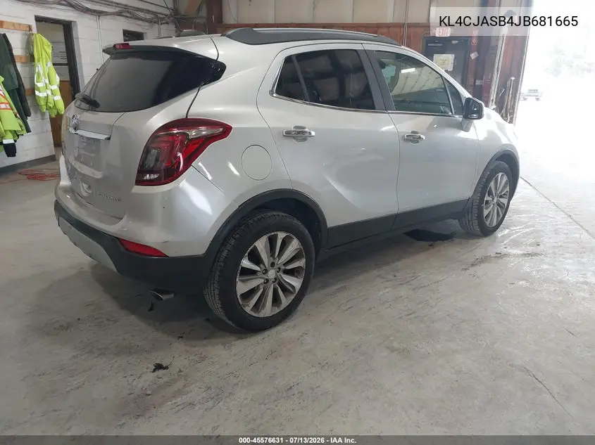 2018 Buick Encore Preferred VIN: KL4CJASB4JB681665 Lot: 45576631