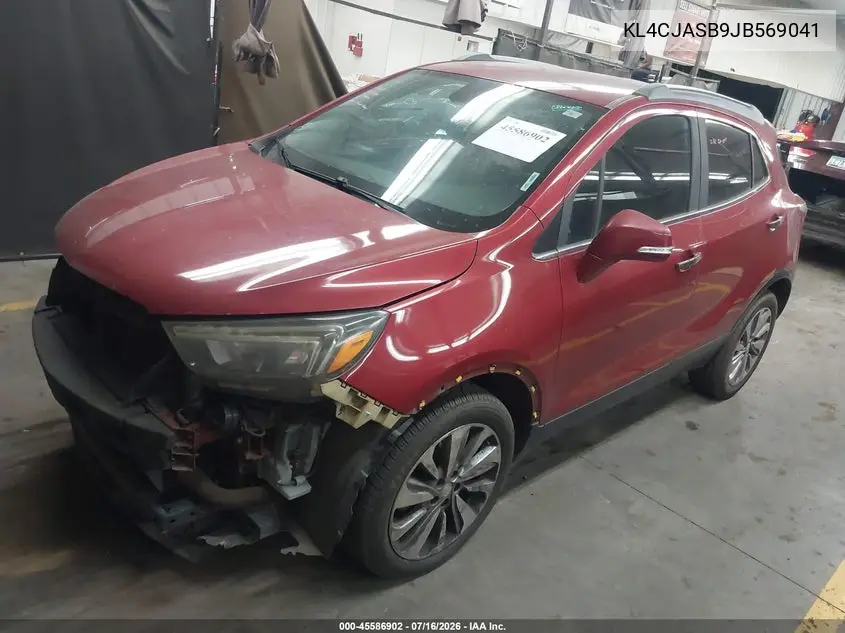 2018 Buick Encore Preferred VIN: KL4CJASB9JB569041 Lot: 45586902