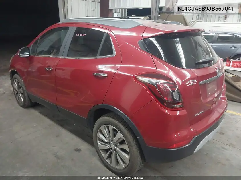 2018 Buick Encore Preferred VIN: KL4CJASB9JB569041 Lot: 45586902