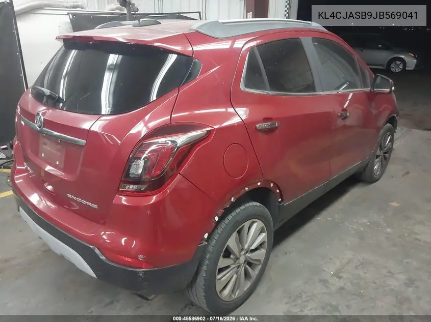 2018 Buick Encore Preferred VIN: KL4CJASB9JB569041 Lot: 45586902