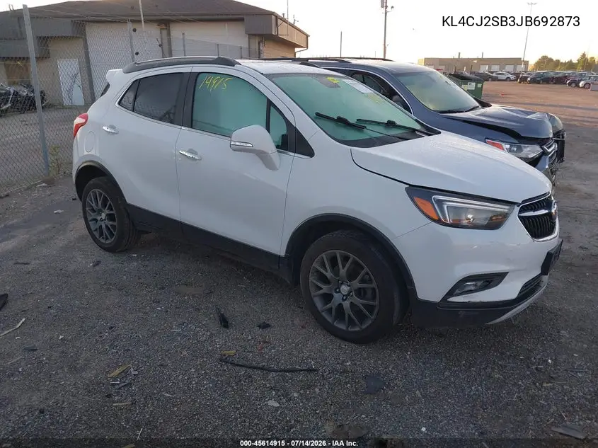 2018 Buick Encore Sport Touring VIN: KL4CJ2SB3JB692873 Lot: 45614915