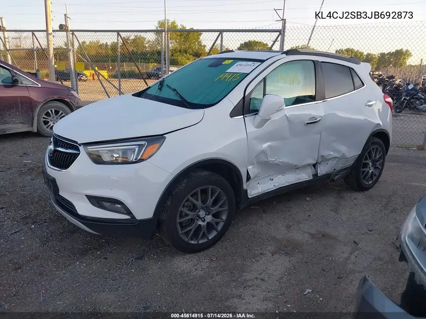 2018 Buick Encore Sport Touring VIN: KL4CJ2SB3JB692873 Lot: 45614915