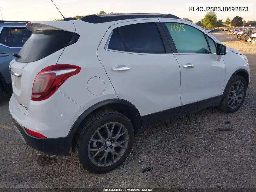2018 Buick Encore Sport Touring VIN: KL4CJ2SB3JB692873 Lot: 45614915