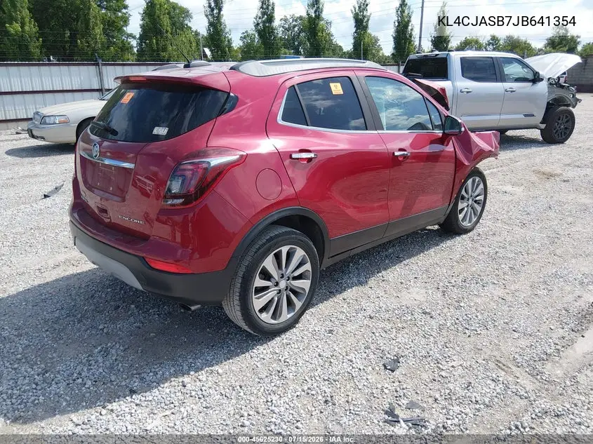2018 Buick Encore Preferred VIN: KL4CJASB7JB641354 Lot: 45625230