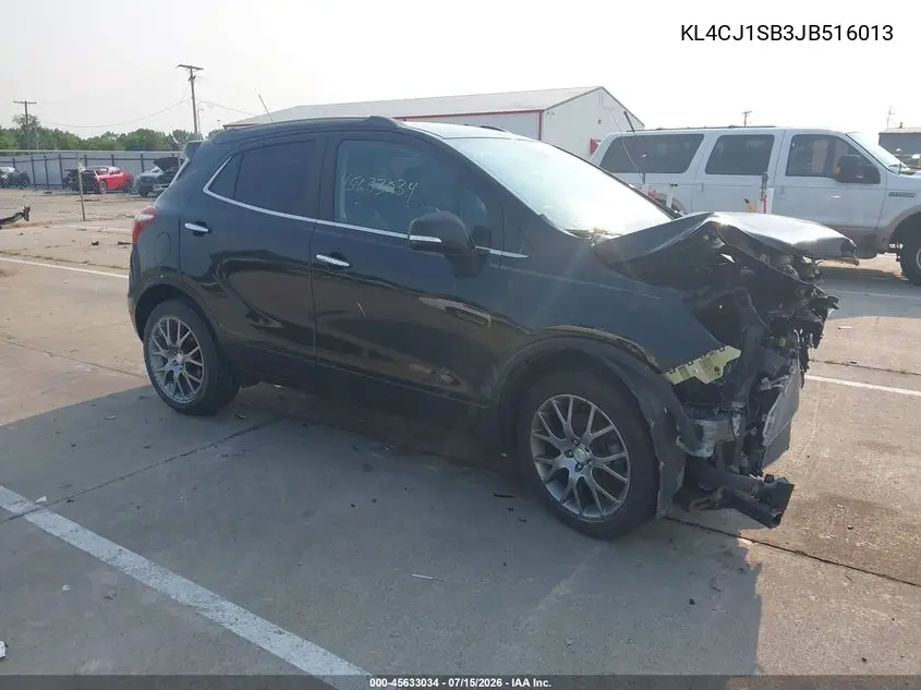 2018 Buick Encore Sport Touring VIN: KL4CJ1SB3JB516013 Lot: 45633034