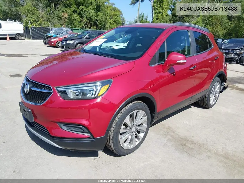 2018 Buick Encore Preferred VIN: KL4CJASB5JB713488 Lot: 45641006