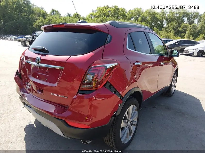 2018 Buick Encore Preferred VIN: KL4CJASB5JB713488 Lot: 45641006