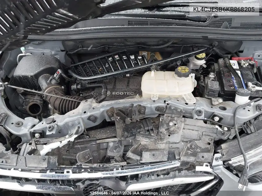 2019 Buick Encore Preferred VIN: KL4CJESB6KB868205 Lot: 12584646x