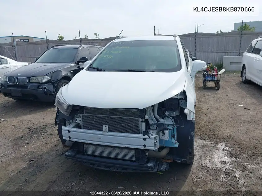 2019 Buick Encore Preferred VIN: KL4CJESB8KB870666 Lot: 12644322