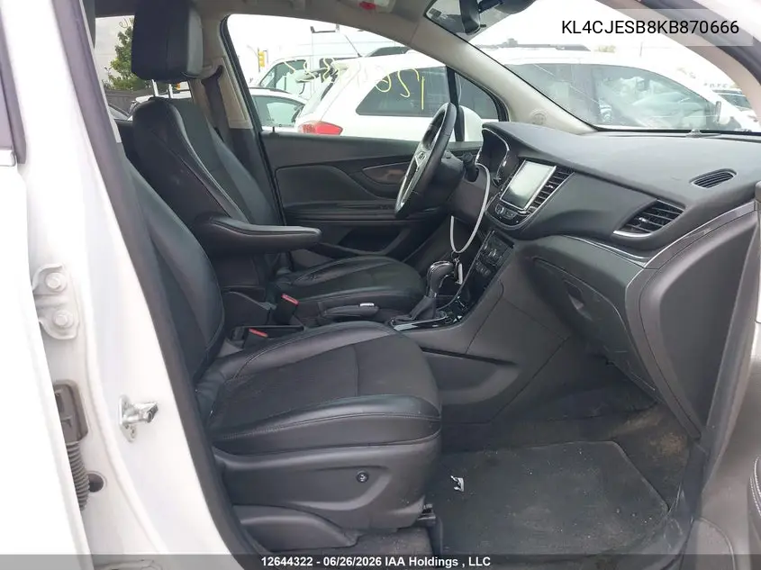 2019 Buick Encore Preferred VIN: KL4CJESB8KB870666 Lot: 12644322