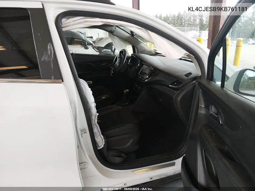 2019 Buick Encore Awd Preferred VIN: KL4CJESB9KB761181 Lot: 45313011