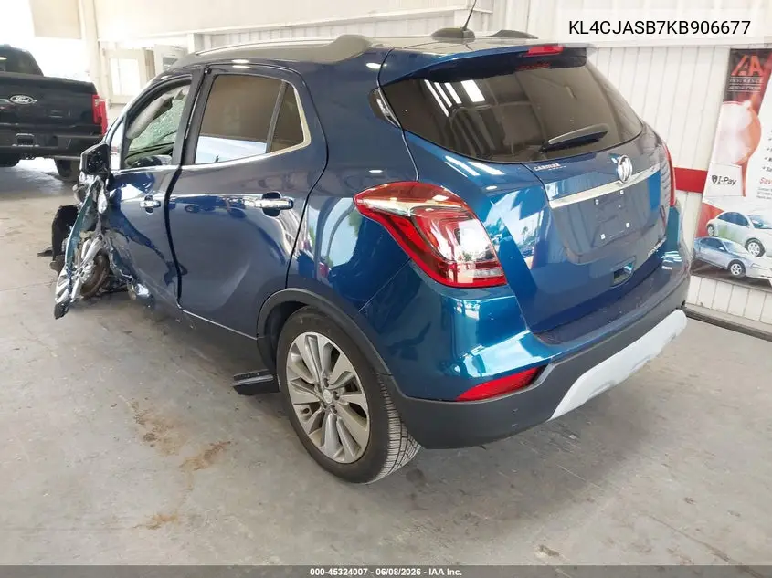 2019 Buick Encore Fwd Preferred VIN: KL4CJASB7KB906677 Lot: 45324007