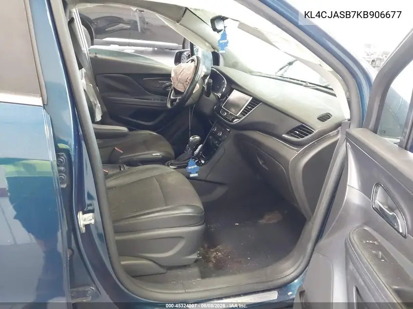 2019 Buick Encore Fwd Preferred VIN: KL4CJASB7KB906677 Lot: 45324007