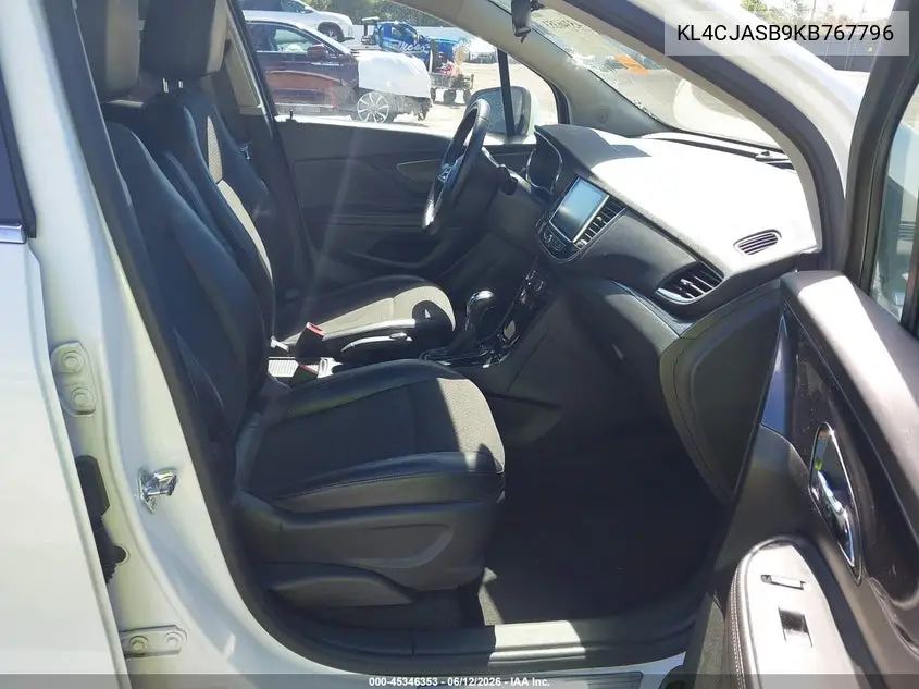 2019 Buick Encore Fwd Preferred VIN: KL4CJASB9KB767796 Lot: 45346353