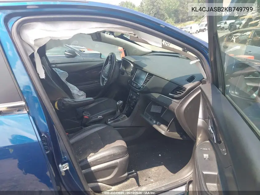 2019 Buick Encore Fwd Preferred VIN: KL4CJASB2KB749799 Lot: 45349595