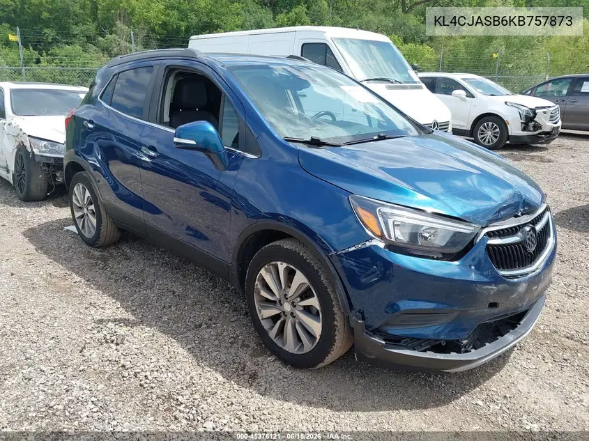 2019 Buick Encore Fwd Preferred VIN: KL4CJASB6KB757873 Lot: 45376121