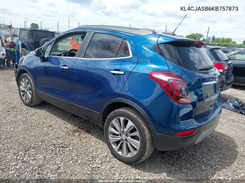 2019 Buick Encore Fwd Preferred VIN: KL4CJASB6KB757873 Lot: 45376121