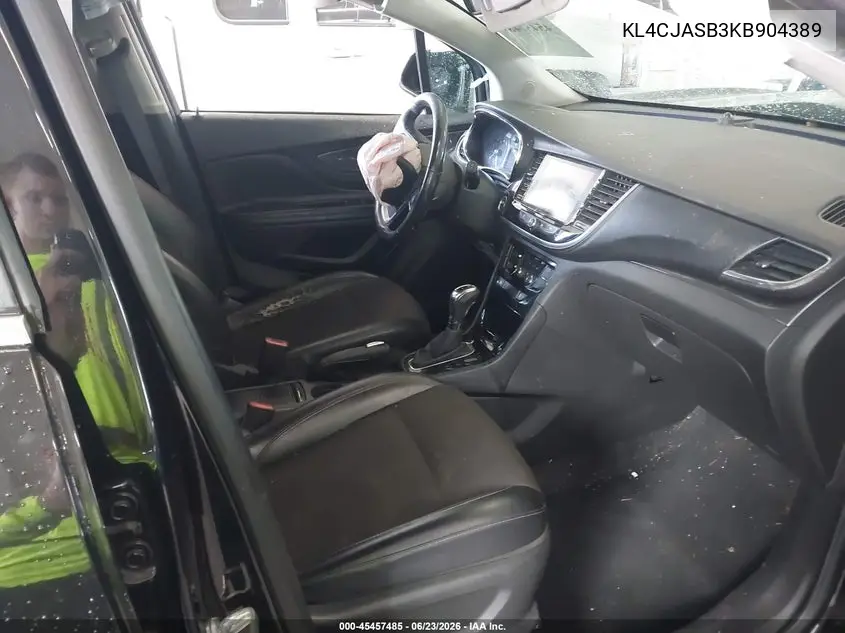 2019 Buick Encore Fwd Preferred VIN: KL4CJASB3KB904389 Lot: 45457485