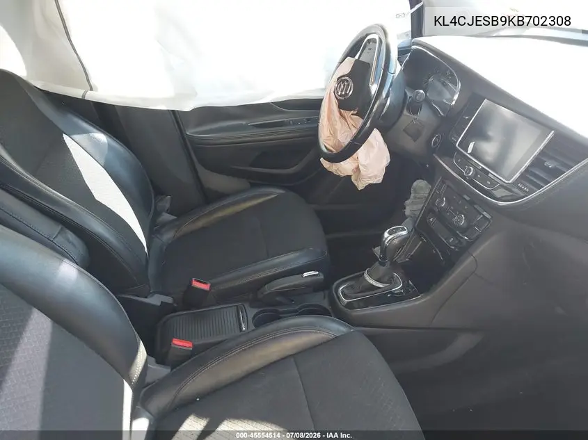 2019 Buick Encore Awd Preferred VIN: KL4CJESB9KB702308 Lot: 45554514
