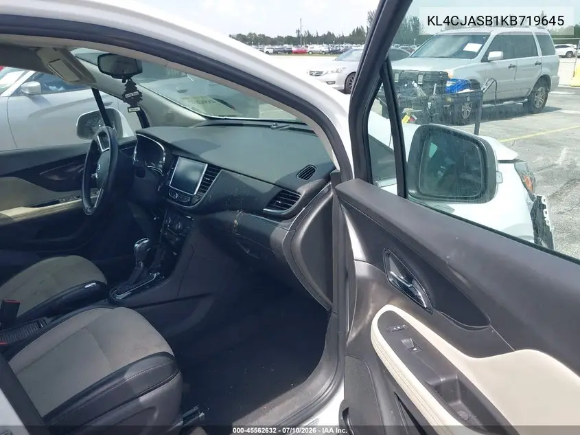 2019 Buick Encore Fwd Preferred VIN: KL4CJASB1KB719645 Lot: 45562632