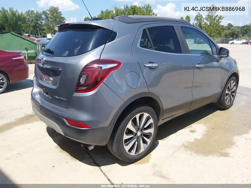 2019 Buick Encore Fwd Essence VIN: KL4CJCSM8KB886968 Lot: 45590922
