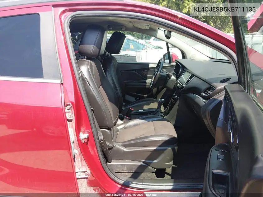 2019 Buick Encore Awd Preferred VIN: KL4CJESB5KB711135 Lot: 45628171