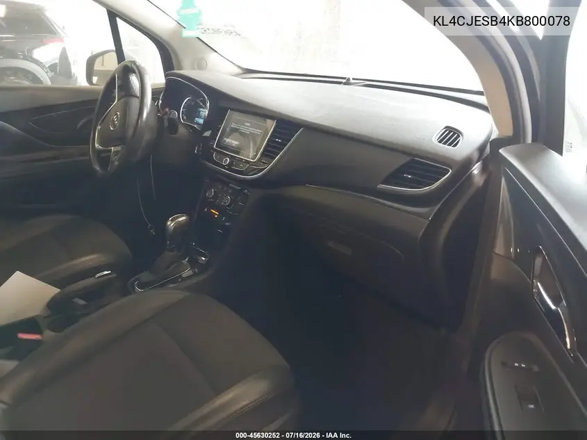 2019 Buick Encore Awd Preferred VIN: KL4CJESB4KB800078 Lot: 45630252