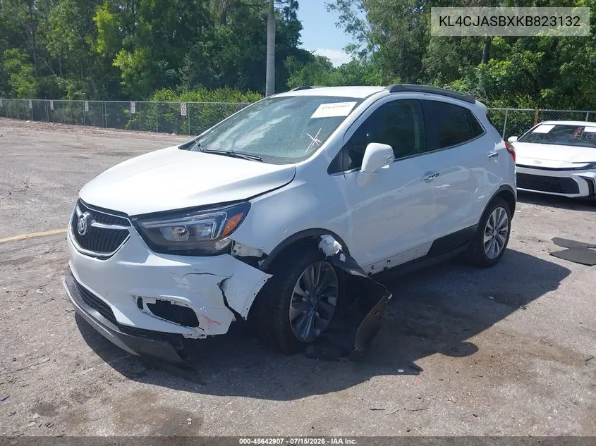 2019 Buick Encore Fwd Preferred VIN: KL4CJASBXKB823132 Lot: 45642907