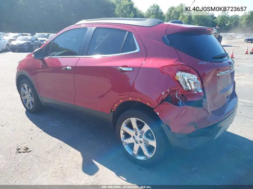 2019 Buick Encore Awd Essence VIN: KL4CJGSM0KB723657 Lot: 45675804