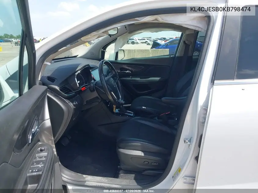 2019 Buick Encore Awd Preferred VIN: KL4CJESB0KB798474 Lot: 45680337