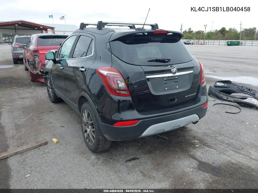 KL4CJ1SB1LB040458 2020 Buick Encore Fwd Sport Touring