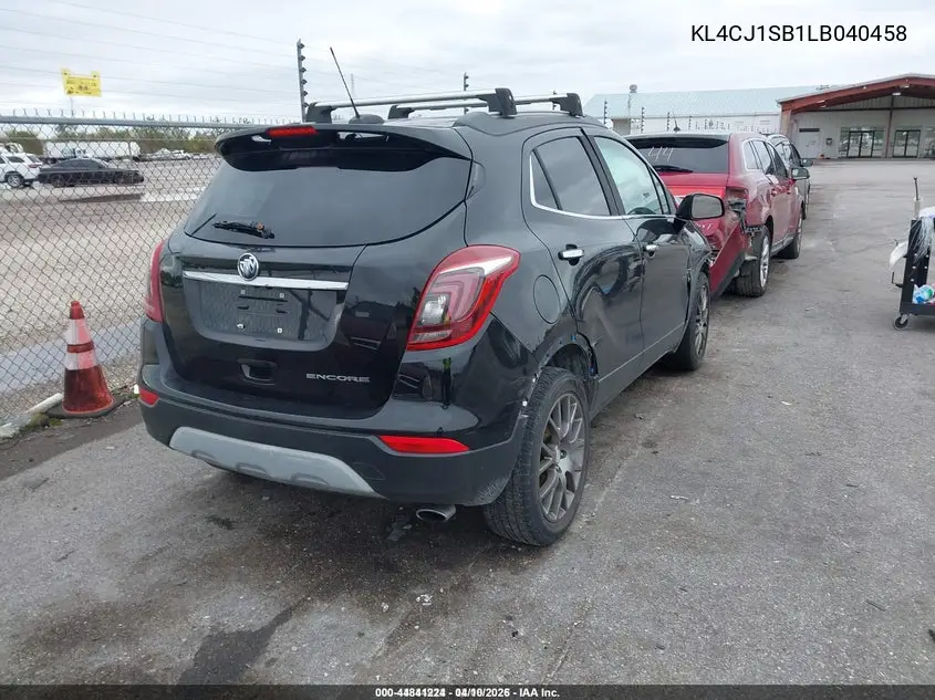 KL4CJ1SB1LB040458 2020 Buick Encore Fwd Sport Touring