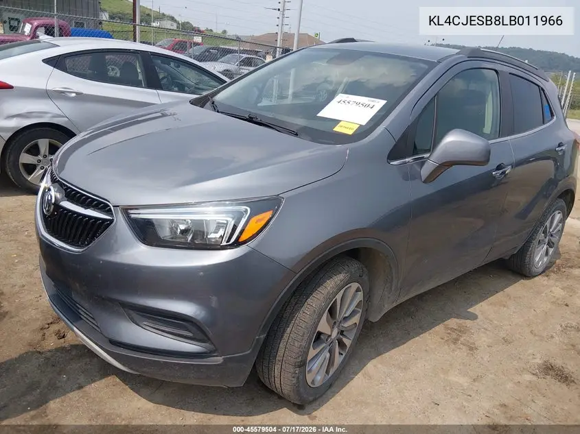 2020 Buick Encore Awd Preferred VIN: KL4CJESB8LB011966 Lot: 45579504