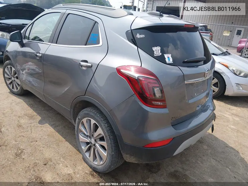 2020 Buick Encore Awd Preferred VIN: KL4CJESB8LB011966 Lot: 45579504
