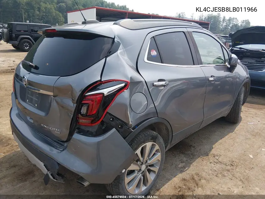 2020 Buick Encore Awd Preferred VIN: KL4CJESB8LB011966 Lot: 45579504