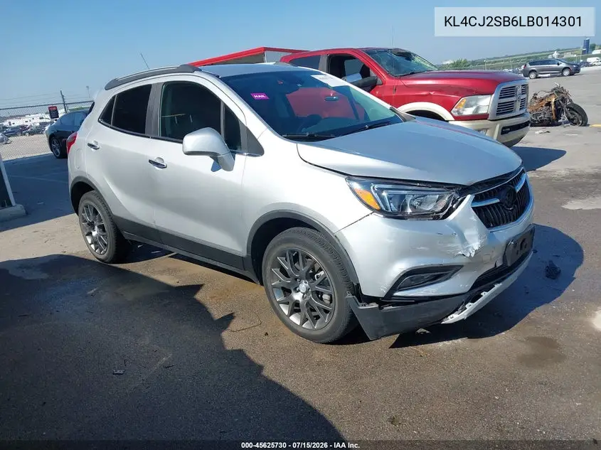 2020 Buick Encore Awd Sport Touring VIN: KL4CJ2SB6LB014301 Lot: 45625730