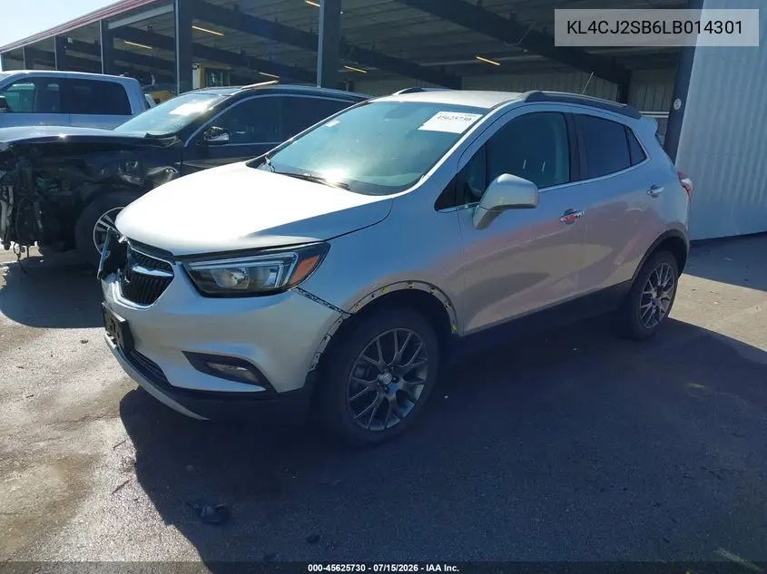 2020 Buick Encore Awd Sport Touring VIN: KL4CJ2SB6LB014301 Lot: 45625730