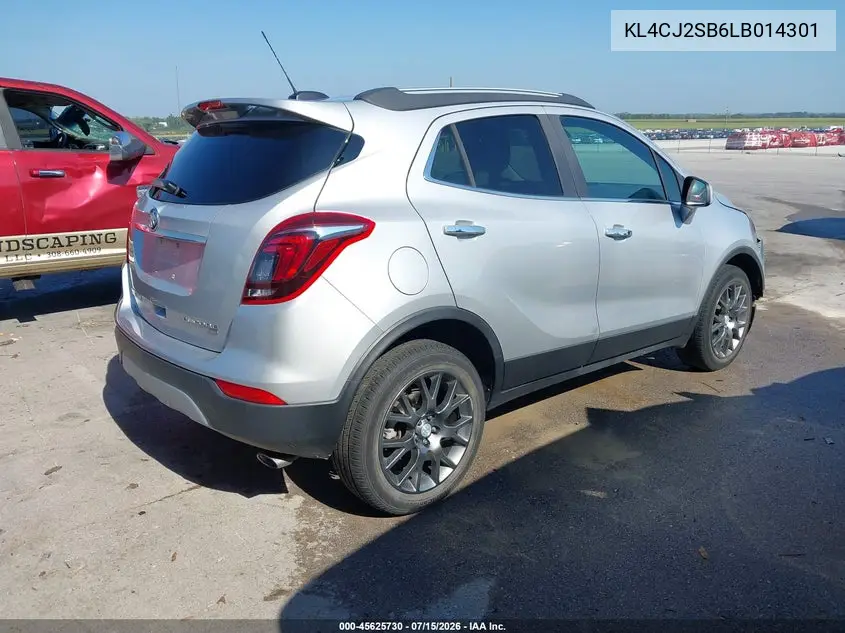 2020 Buick Encore Awd Sport Touring VIN: KL4CJ2SB6LB014301 Lot: 45625730