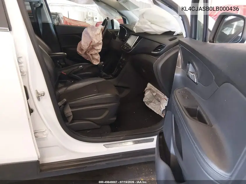 2020 Buick Encore Fwd Preferred VIN: KL4CJASB0LB000436 Lot: 45648887