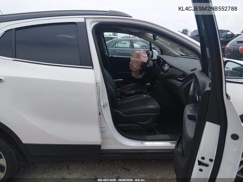 2022 Buick Encore Awd Preferred VIN: KL4CJESM2NB552788 Lot: 45314229