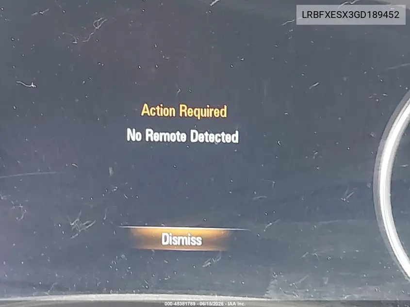 LRBFXESX3GD189452 2016 Buick Envision Premium I