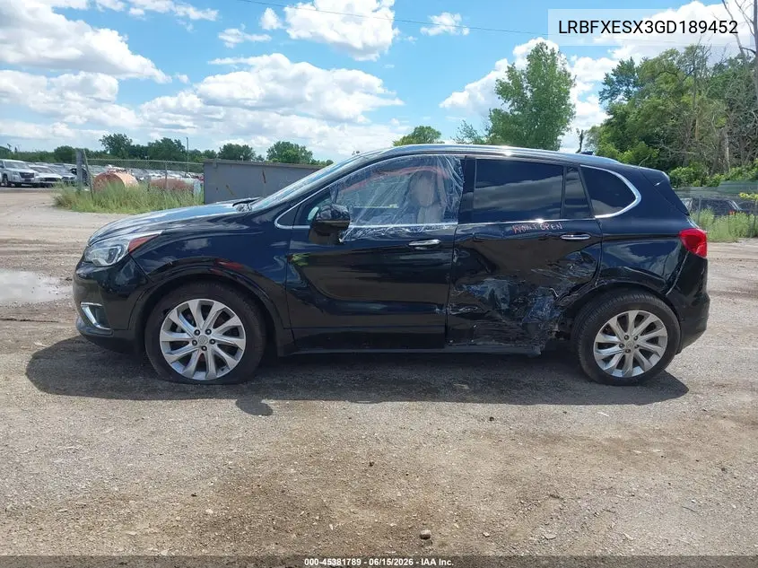 LRBFXESX3GD189452 2016 Buick Envision Premium I