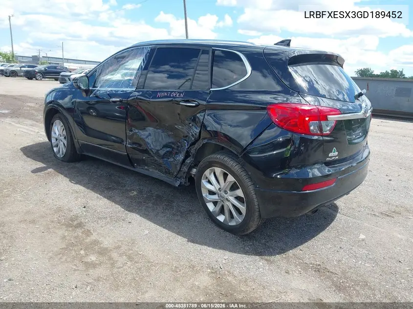 LRBFXESX3GD189452 2016 Buick Envision Premium I