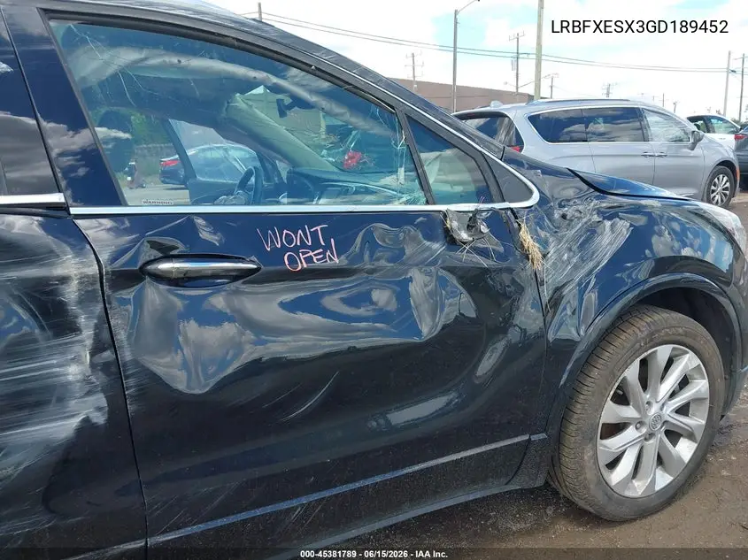 LRBFXESX3GD189452 2016 Buick Envision Premium I