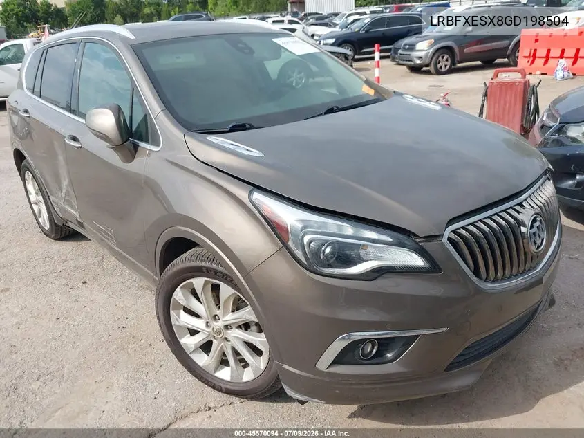 2016 Buick Envision Premium I VIN: LRBFXESX8GD198504 Lot: 45570094